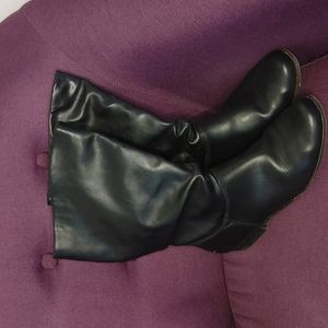 Faux Leather Boots 8.5